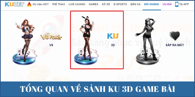 Đôi nét về sảnh KU 3D Game Bài